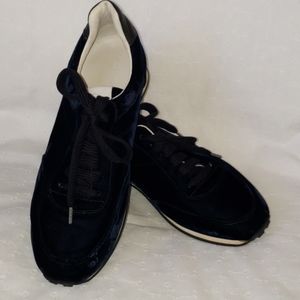 Rag & Bone Dylan Runner Blue Velvet Sneakers